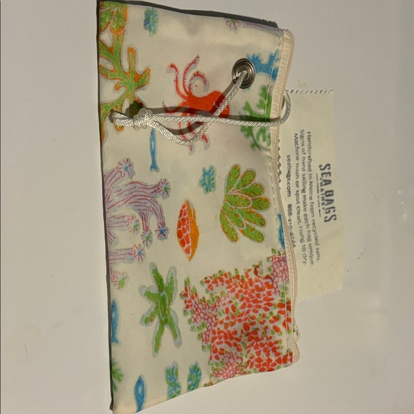 Sea Bags Colorful Ocean/Marine Print Wristlet - Picture 2 of 4